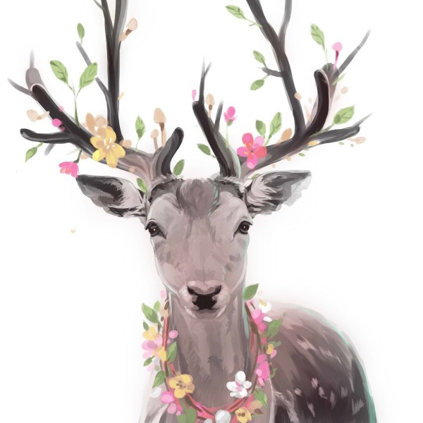  Happy deer Painting By Numbers UK