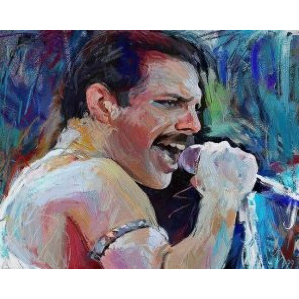Freddie Mercury - 40*50cm Painting By Numbers UK