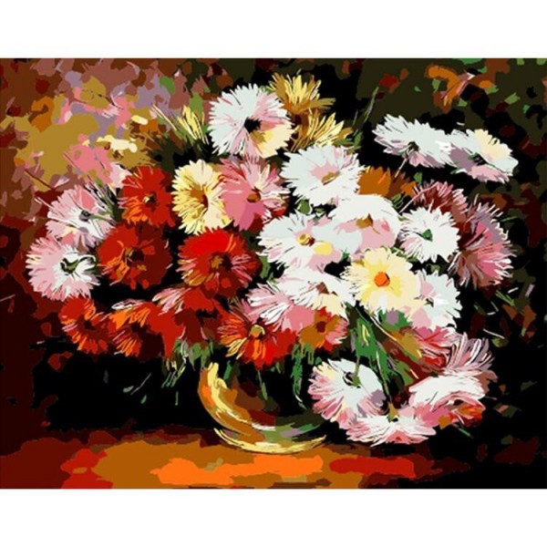 flower (40X50cm) Painting By Numbers UK