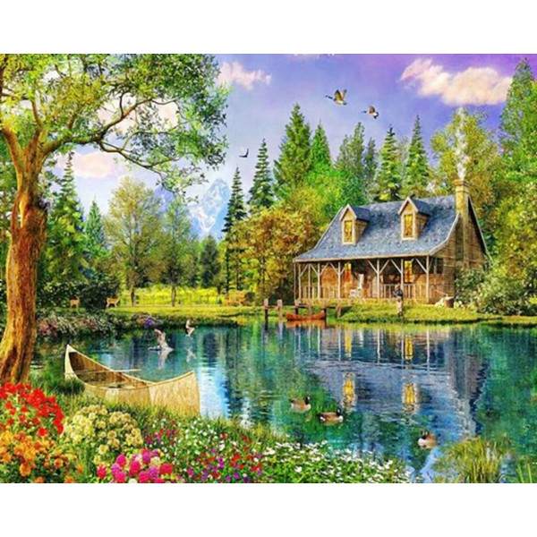 Fairyland Forest Creek Painting By Numbers UK