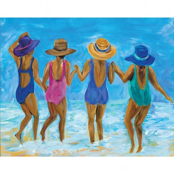 Four women Painting By Numbers UK