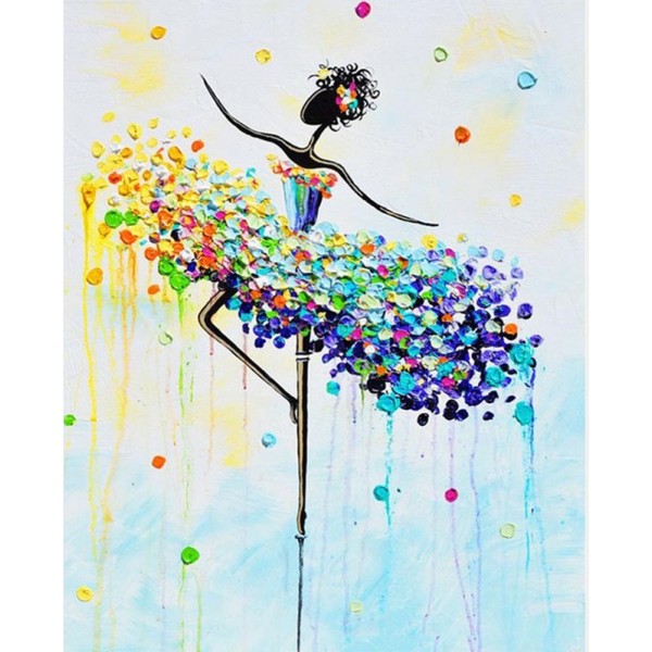 Flower Fairy-- 40*50cm Painting By Numbers UK