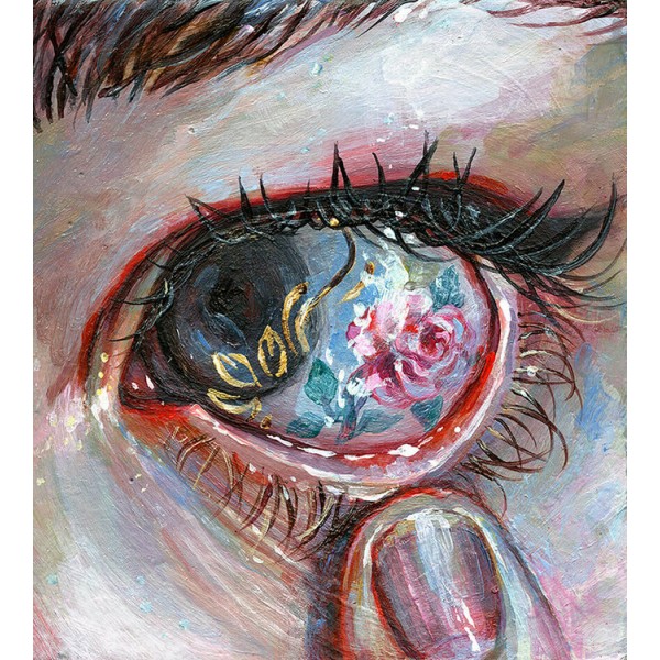 Flower in the eye-40*50cm Painting By Numbers UK