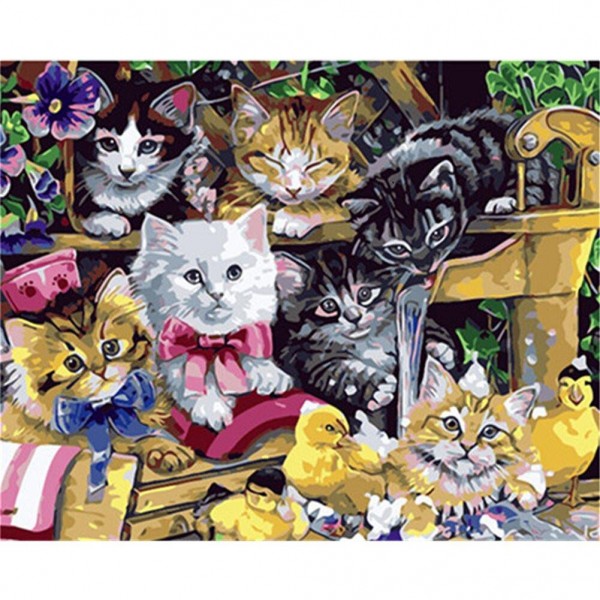 cat Painting By Numbers UK