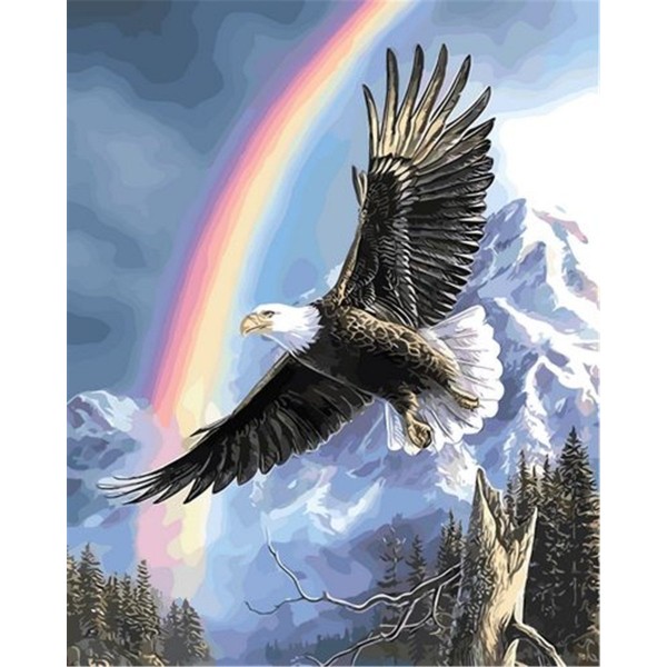 Eagle spreads its wings Painting By Numbers UK