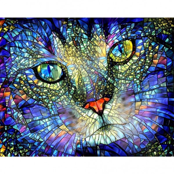 cat (40X50cm) Painting By Numbers UK