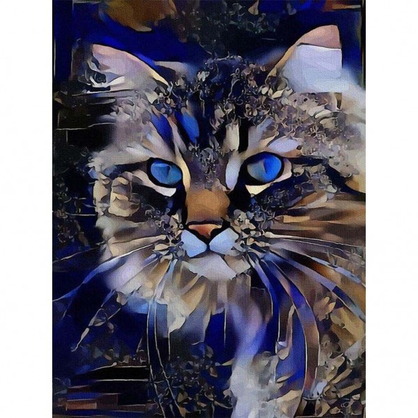 cat (40X50cm) Painting By Numbers UK