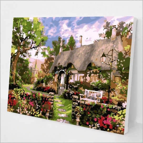 Garden house Painting By Numbers UK