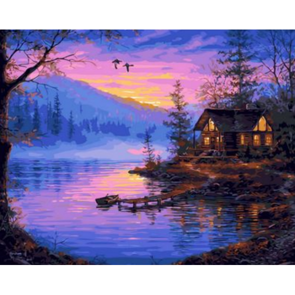 Lake house Painting By Numbers UK