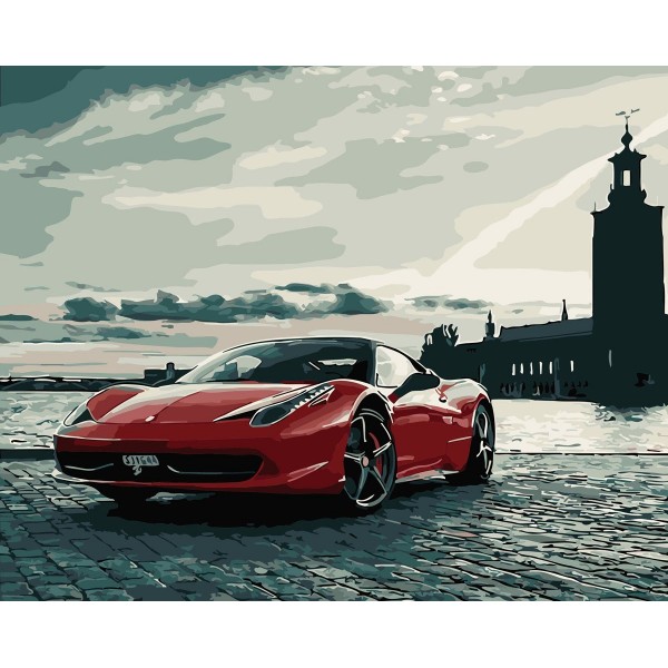 Ferrari sports car Painting By Numbers UK