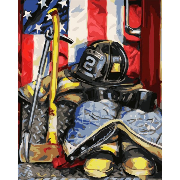 American Fire Clothing Painting By Numbers UK