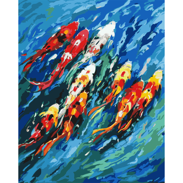 Koi fish Painting By Numbers UK