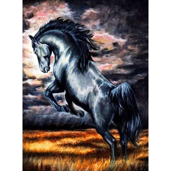 Running Horse - Paint by Numbers - 40x50cm Painting By Numbers UK
