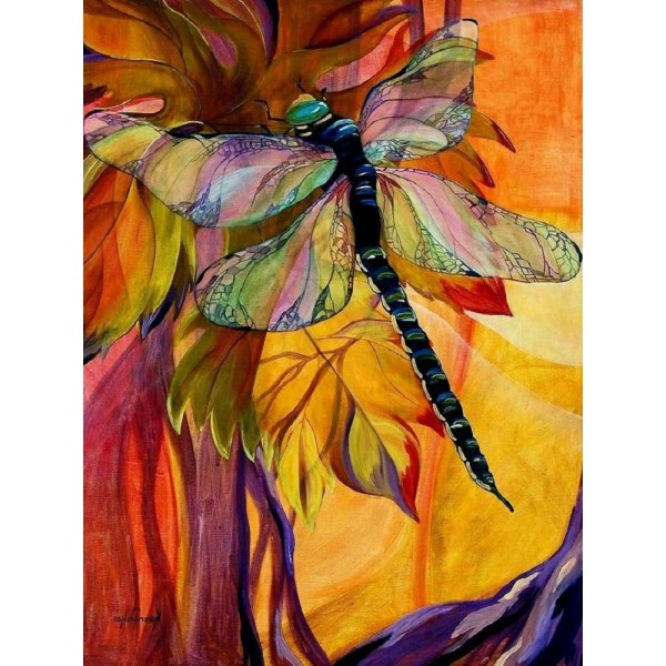 Dragonfly-40*50cm Painting By Numbers UK