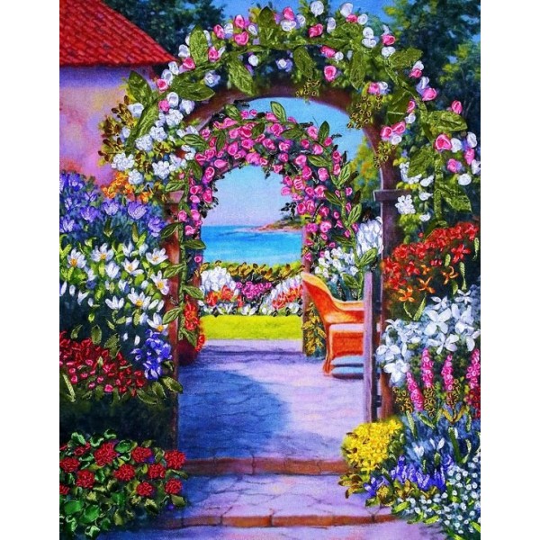 Garden-- 40*50cm Painting By Numbers UK