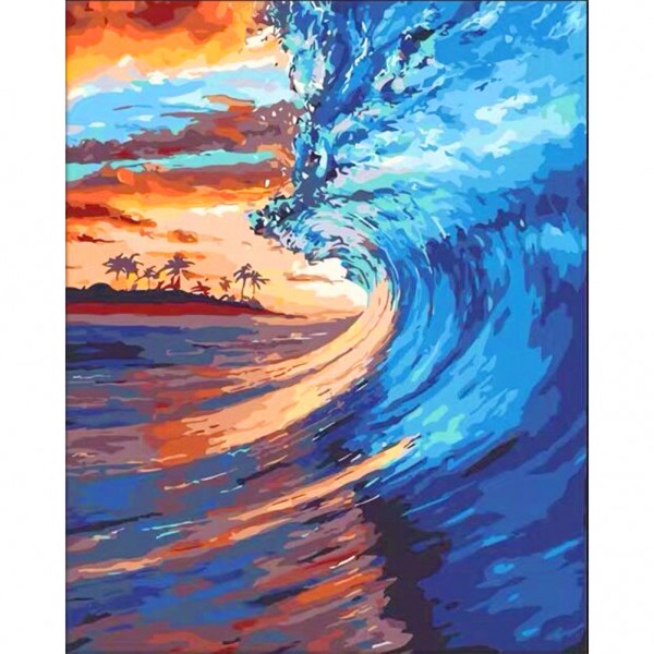 Waves-- 40*50cm Painting By Numbers UK