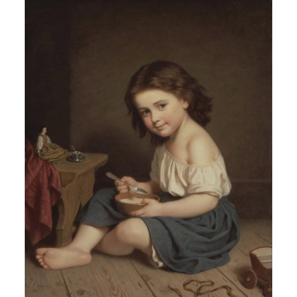  A cute little girl Painting By Numbers UK