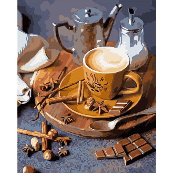Coffee Chocolate Painting By Numbers UK