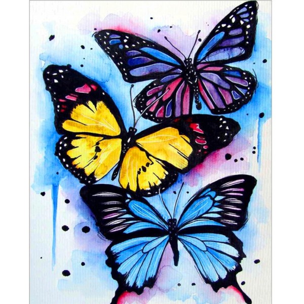 Butterfly-- 40*50cm Painting By Numbers UK