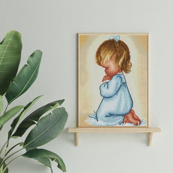11ct Full cross stitch | Baby（30x40cm） Painting By Numbers UK