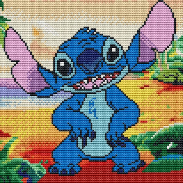 11ct cross stitch | Stitch（30x30cm） Painting By Numbers UK