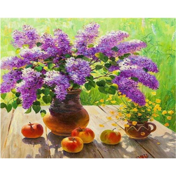 Lilac flower Painting By Numbers UK