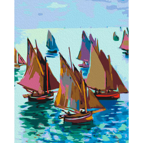 Sailboat-- 40*50cm Painting By Numbers UK