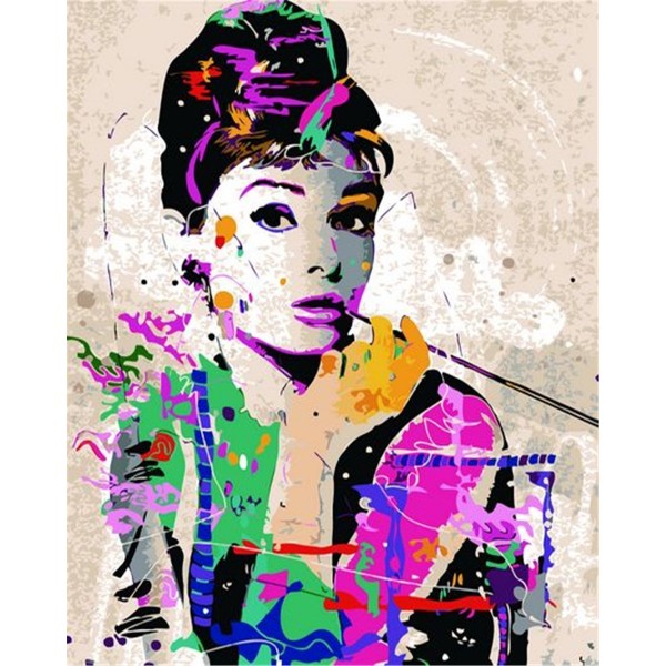 Audrey Hepburn Painting By Numbers UK