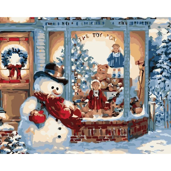 Christmas decoration Painting By Numbers UK