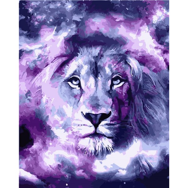 Lion Painting By Numbers UK