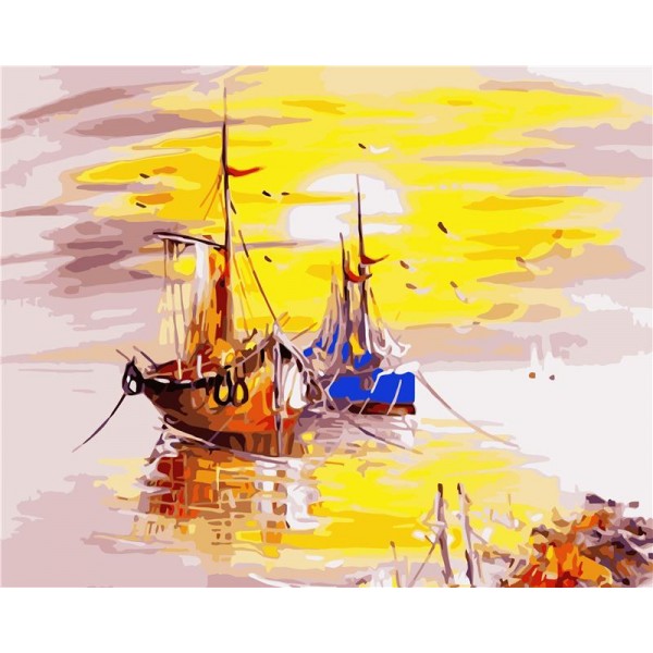 Boat Painting By Numbers UK