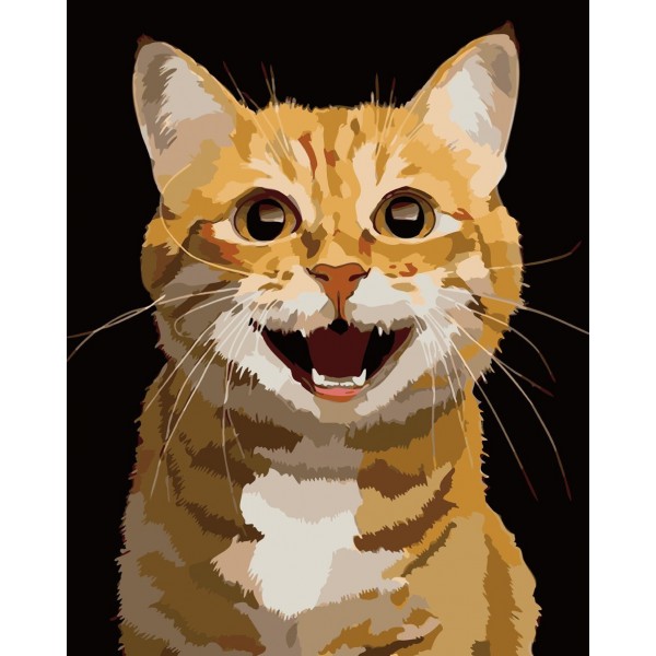  Animal Small Cat Painting By Numbers UK