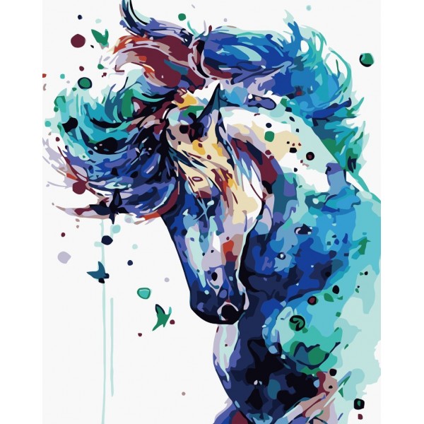 Animal Color Horse Painting By Numbers UK