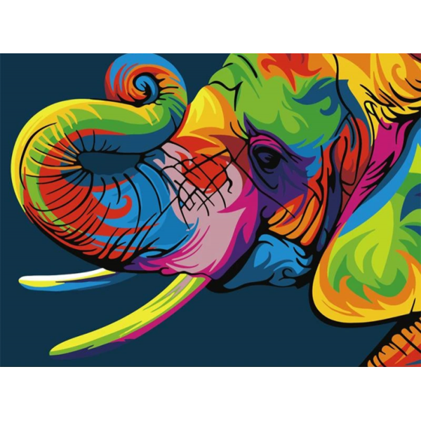 Animals Elephant Painting By Numbers UK
