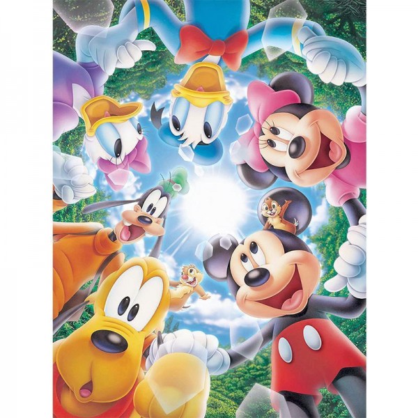 11ct Full cross stitch | Mickey Mouse（30x40cm） Painting By Numbers UK