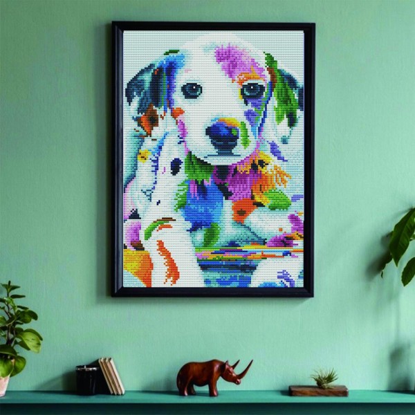 11ct Full cross stitch | Dalmatian（30x40cm） Painting By Numbers UK