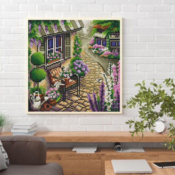 11ct cross stitch | landscape (30x30cm) Painting By Numbers UK