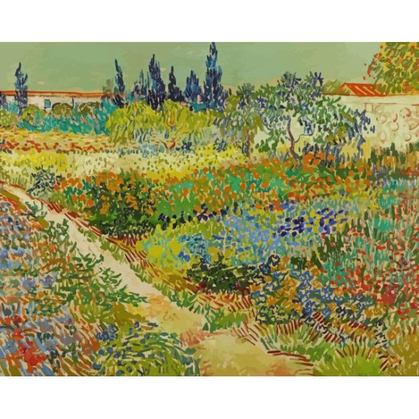Garden at Arles - 40*50cm Painting By Numbers UK