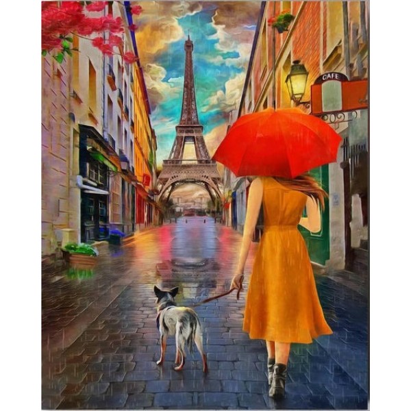 Streets Of Paris - 40*50cm Painting By Numbers UK