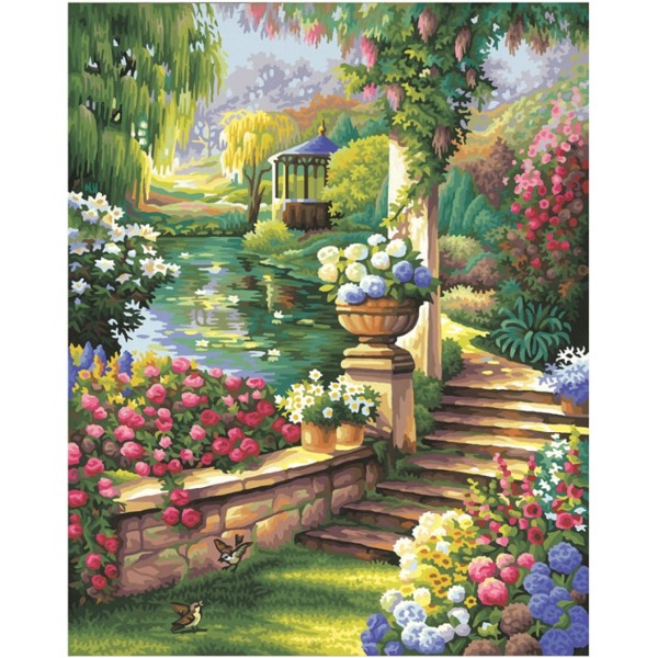 Garden path -40*50cm Painting By Numbers UK
