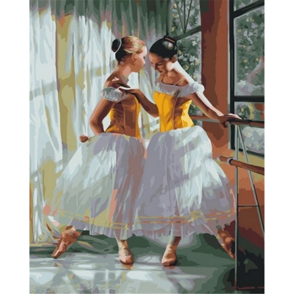 A group of dancing little girls Painting By Numbers UK