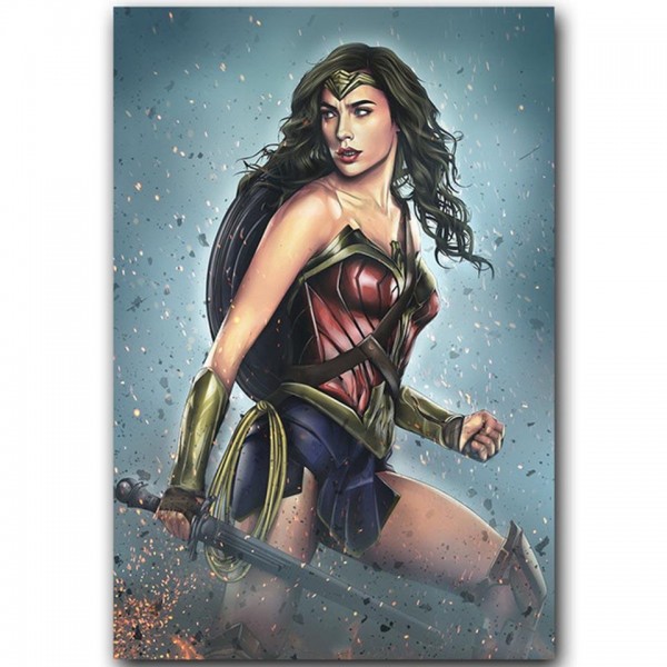 Wonder Woman Painting By Numbers UK