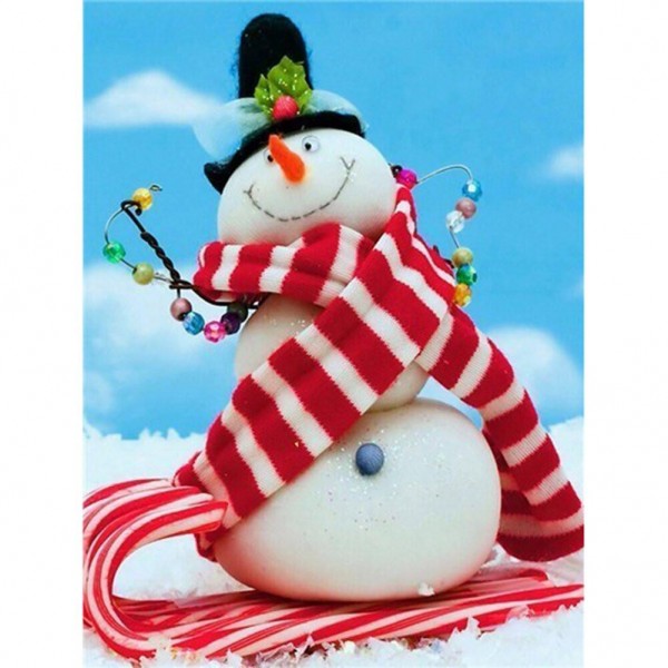 snowman Painting By Numbers UK