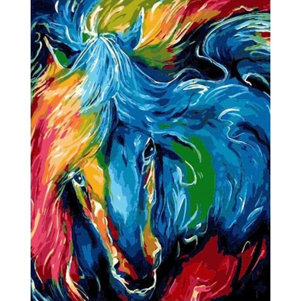 Watercolor horse Painting By Numbers UK