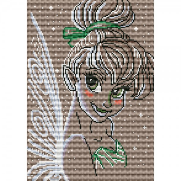 14ct Full cross stitch | Fairy（30x40cm） Painting By Numbers UK