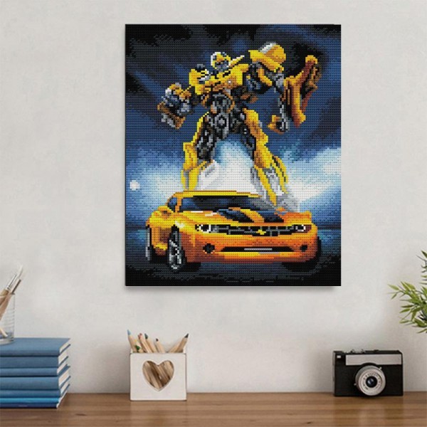 11ct Full cross stitch | Bumblebee（30x40cm） Painting By Numbers UK