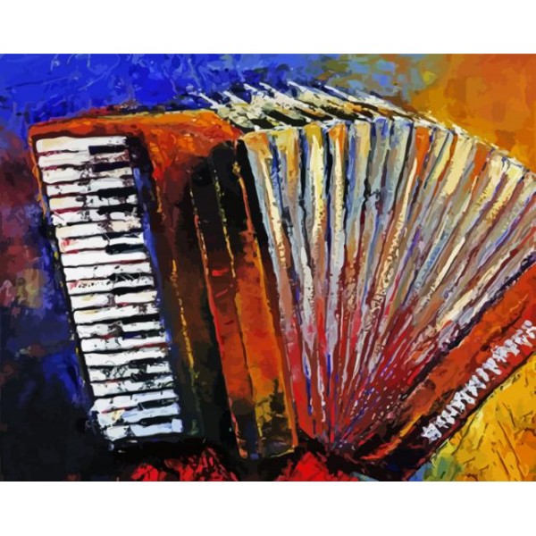 Accordion-40*50cm Painting By Numbers UK