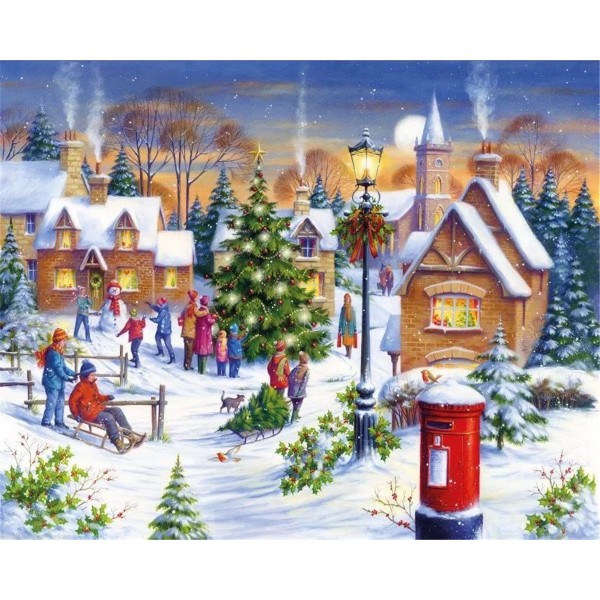 Christmas in the Country Painting By Numbers UK