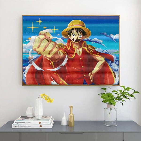 11ct cross stitch | ONE PIECE（40x50cm） Painting By Numbers UK