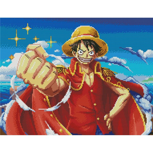 11ct cross stitch | ONE PIECE（40x50cm） Painting By Numbers UK